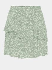 Vero Moda Zelená vzorovaná sukně VERO MODA Hanna XL