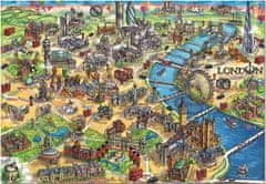 Educa  Puzzle Mapa Londýna 500 dílků