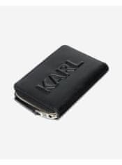 Karl Lagerfeld Černá dámská kožená peněženka KARL LAGERFELD UNI