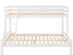Danish Style Patrová postel Kiddy, 142 cm, bílá