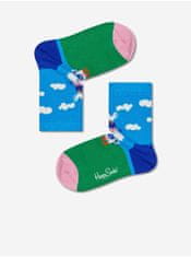 Happy Socks Sada modrých vzorovaných ponožek Happy Socks 27-30