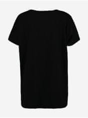 Haily´s Černé tričko s potiskem Hailys Lia S