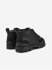 Černé holčičí kožené boty Camper Brutus 30