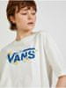 Bílé dámské vzorované tričko VANS XS