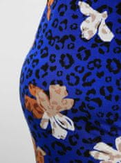 Mama.licious Tmavě modré těhotenské šaty s leopardím vzorem Mama.licious Cilja L