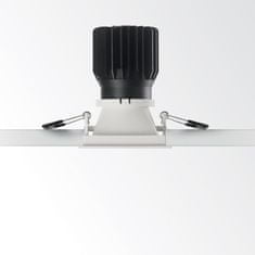 Ideal Lux LED Zápustné bodové svítidlo Ideal Lux Game Square White Black 192352 11W 850lm 3000K IP20 hranaté bílo-černé