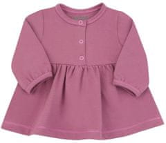 Nini dívčí šaty z organické bavlny ABN-2981 68 růžová