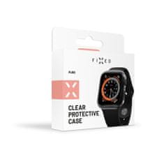 FIXED Ochranné pouzdro Pure s temperovaným sklem pro Apple Watch 45 mm FIXPUW-818, čiré