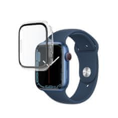 FIXED Ochranné pouzdro Pure s temperovaným sklem pro Apple Watch 45 mm FIXPUW-818, čiré