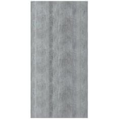Greatstore Botník dřevotříska 92 x 30 x 67,5 cm betonově šedý