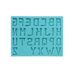 Silikonová formička abeceda horor 15x11,5cm 