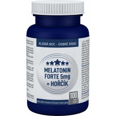 Clinical Melatonin Forte 5 mg + Hořčík (Varianta 30 tablet)
