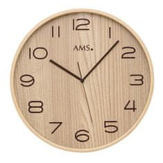 AMS design Designové nástěnné hodiny 5514 AMS řízené rádiovým signálem 32cm