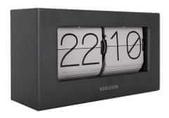 Karlsson Designové stolní překlápěcí hodiny 5620GY Karlsson 21cm