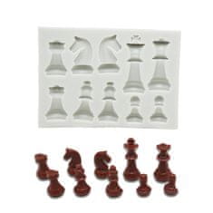 Silikonová formička na šachy 10,5x7,5cm -