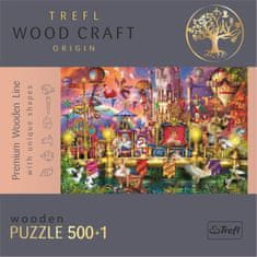 Trefl Wood Craft Origin puzzle Kouzelný svět 501 dílků