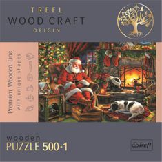 Trefl Wood Craft Origin puzzle Vánoční večer 501 dílků