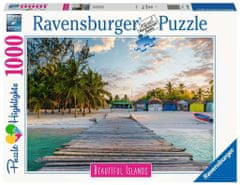 Ravensburger Puzzle Nádherné ostrovy: Maledivy 1000 dílků