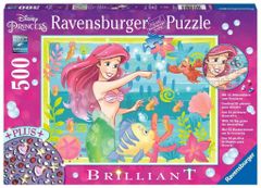 Ravensburger Puzzle s drahokamy Arielin podmořský ráj 500 dílků