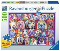 Ravensburger Puzzle Ahoj pejsci XXL 500 dílků
