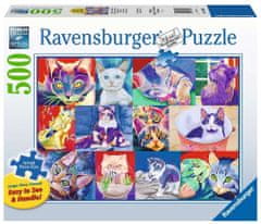 Ravensburger Puzzle Ahoj koťata XXL 500 dílků