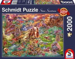 Schmidt Puzzle Dračí poklad 2000 dílků