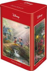 Schmidt Puzzle v plechové krabičce Mickey & Minnie 500 dílků