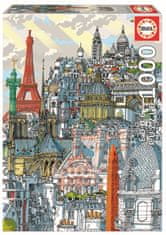 Educa Puzzle Paříž 1000 dílků