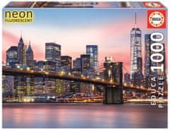 Educa Svítící puzzle Brooklynský most, New York 1000 dílků