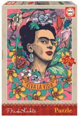 Educa Puzzle Frida Kahlo: Viva la vida 500 dílků