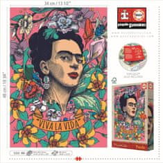 Educa Puzzle Frida Kahlo: Viva la vida 500 dílků