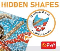 Trefl Puzzle Hidden Shapes: Psí zábava 1043 dílků