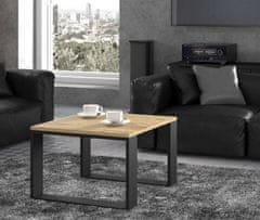 Homlando Konferenční stolek LUCA 60 x 60 cm řemeslný dub