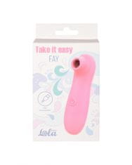 Lola Games Dobíjecí vakuový vlnový stimulátor Take It Easy Fay Pink