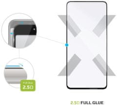 FIXED Ochranné tvrzené sklo Full-Cover pro Samsung Galaxy S21 FE 5G, lepení přes celý displej FIXGFA-722-BK, černé