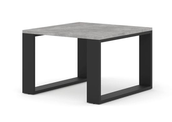 Homlando Konferenční stolek LUCA 60 x 60 cm beton