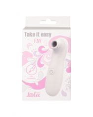 Lola Games Dobíjecí vakuový vlnový stimulátor Take It Easy Fay White