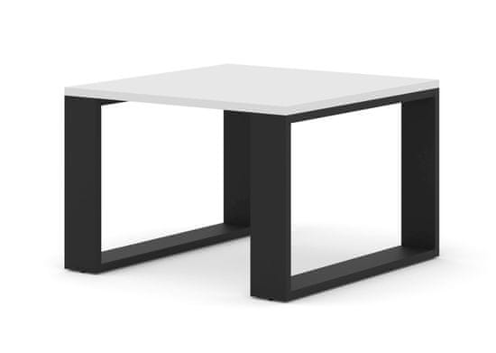 Homlando Konferenční stolek LUCA 60 x 60 cm bílá matná