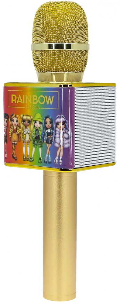 OTL Technologies Rainbow High Karaoke microphone with Bluetooth speaker