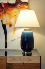 Miloo Home Stolní Lampa Se Stínidlem Mayfair Modrá 23X23X51Cm
