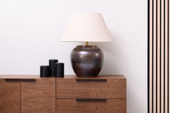 Miloo Home Řemeslná Stolní Lampa 36X36X46Cm Se Stínidlem