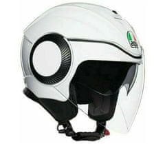 Helma na moto ORBYT E2205 SOLID PEARL WHITE vel. XS