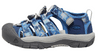 KEEN dětské sandály Newport H2 camo/bright cobalt 1026269/1026278 modrá 29