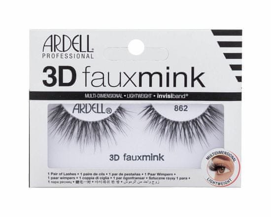 Ardell 1ks 3d faux mink 862, black, umělé řasy