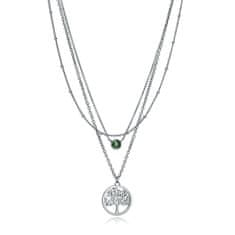 Viceroy Půvabný ocelový náhrdelník se stromem života Kiss 15104C01000