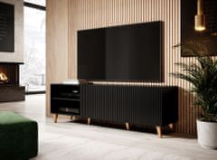 Homlando TV stolek Pafos 150 cm černý mat