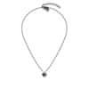 Romantický černý náhrdelník TJ-0126-N-45