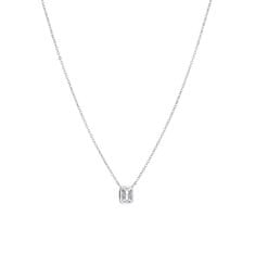 Tamaris Elegantní ocelový náhrdelník se zirkonem TJ-0062-N-45