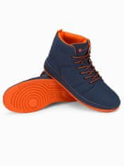 OMBRE Pánské sneakers boty T311 - námořnická modrá - 41