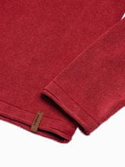 OMBRE Pánský svetr E180 - červená - M